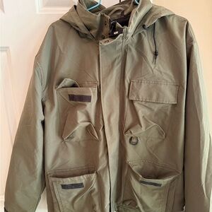 Men's Aeropostale Green Rain Jacket